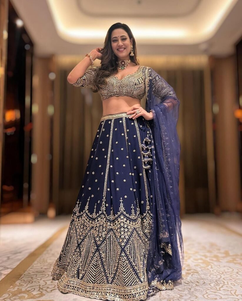 Sweta Tiwari blue Lehnga choli