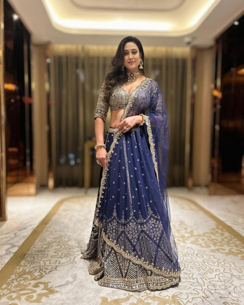 Sweta Tiwari blue Lehnga choli