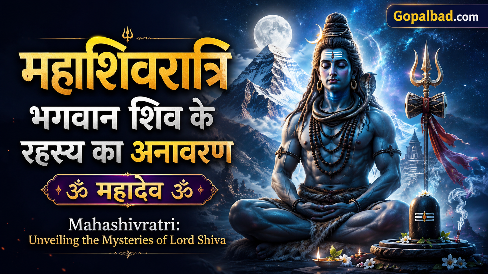 महाशिवरात्रि क्या है? महत्व, कथा, पूजा विधि, व्रत और धार्मिक परंपराएँ | Mahashivratri Kab Hai 1 Mahashivratri Kab hai